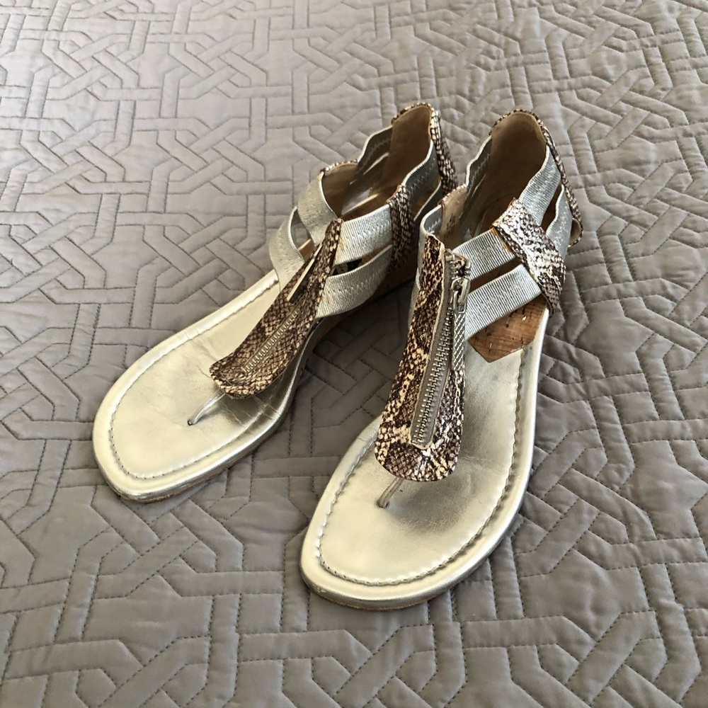 Donald Pliner Gladiator Wedge Sandals